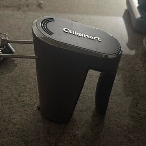Cuisinart Black and Silver Electric Mixer cordless